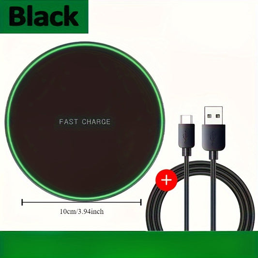 15W Wireless Charger USB C Fast Charging Pad Quick Charge QC 3.0 for iPhone 14 13 12 13 XS XR 15 for SamSung S22 S21 S20 S9 S10 S8