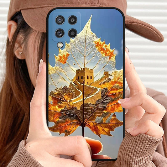 Yeli Landscape L TPU Soft Matte Case for Samsung S10 S20 S21 S22 S23 S24 Note 10 20 FE Lite + Ultra M52 M42 M23 M12 M35 A73 A72 A71 A53 A52S A51 A50S A42 A33 A32 A31 A30S A23 A21S A20S A13 A12 A11 A10S A03S A02S A01 A14 A34 A24 A54 A04E Core