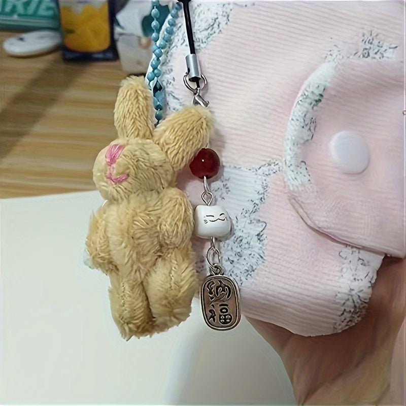 Attracting Wealth and Good Luck Brand Mobile Phone Pendant Bag Rope Key Chain Pendant Mobile Phone Chain Cute Ceramic New Year Gift