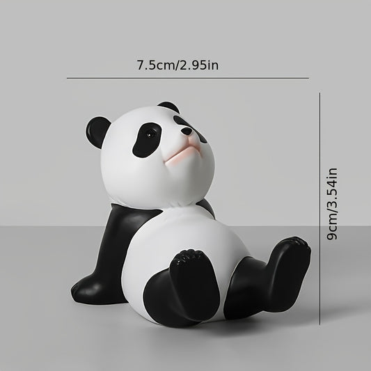 Adorable Panda Desk Phone Stand Set: Includes 1 X 8.3Cm\u002F3.35In And 2 X 7.5Cm\u002F2.95In Panda Phone Stands - Perfect for Office Or Home Decor