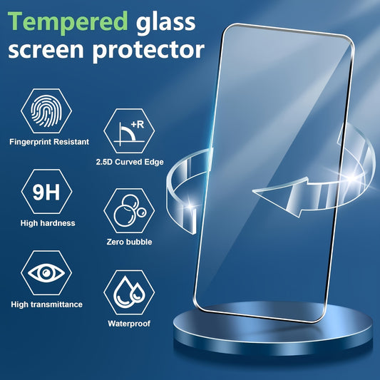 Screen Protector for T-Mobile REVVL 7 Pro 5G Tempered Glass 3-PACK Japan Glass with 9H Hardness
