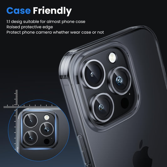 15 Mixed And Matched Lens Protectors For IPhone 16pro IPhone16promax15pro 15promax 15 14pro 14 14promax 13MINI 13 13pro 13promax 12 12MINI 12PRO 12PROMAX 11 11PRO 11PROMAX, Available In Golden, Silver, Black, Gray, And Rainbow Colors