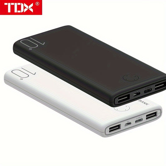 Portable Charger Power Bank 10000mAh Ultra Slim Portable Phone Charger with USB C Input & 2 Output Backup Charging External Battery Pack for iPhone 15\u002F14\u002F13\u002F12\u002F11,for Android Phone etc
